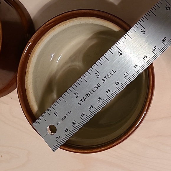 Pearson's of Chesterfield pottery vintage 4 lidded ramekins - Picture 13 of 13